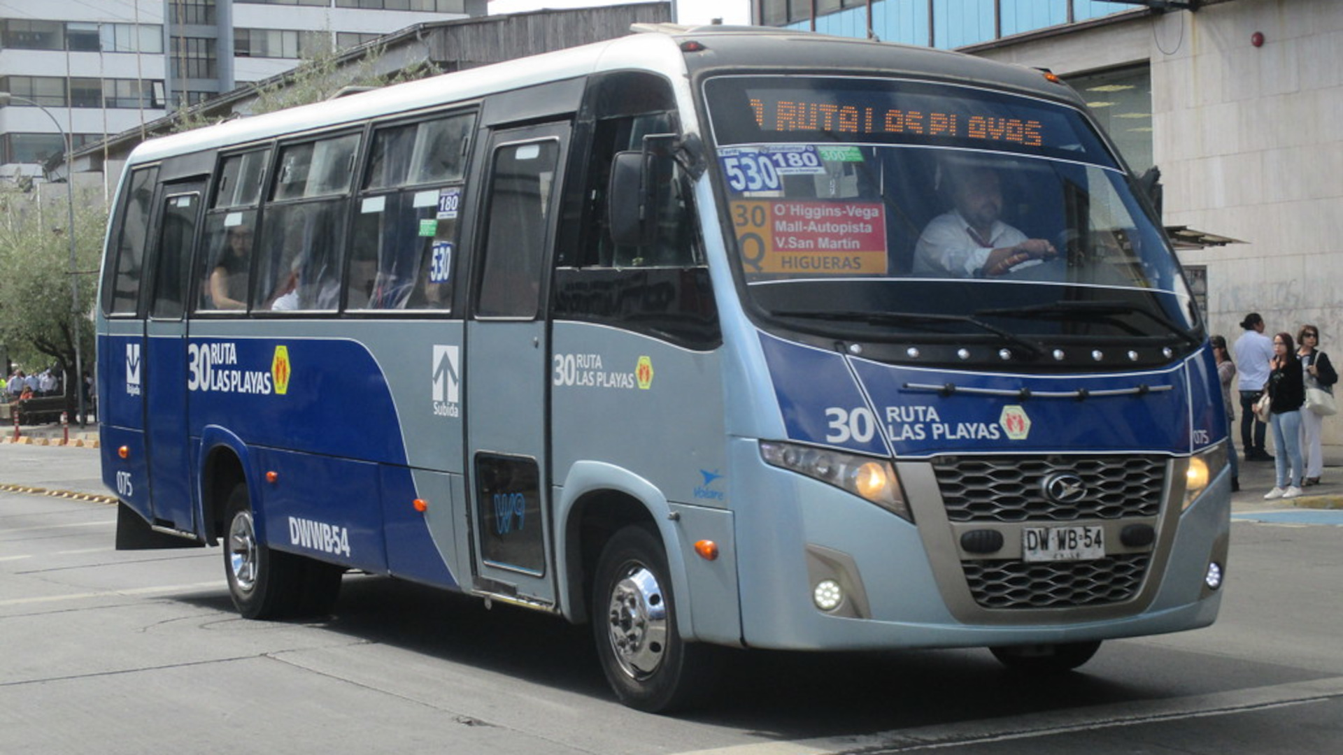 Bus Interurbano conectando comunas - Recorrido 30ZH